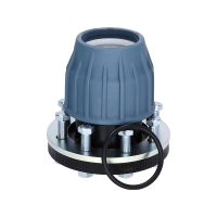 PP/PE Fitting Kupplung mit Flansch PN16 DVGW