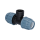 PP Fitting T-Stück Klemm x Innengewinde (IG) x Klemm PN16 DVGW für Trinkwasser