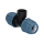 PP Fitting T-Stück Klemm x Innengewinde (IG) x Klemm PN16 DVGW für Trinkwasser