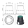 Ventilbox Mini rund 152 x 243 mm