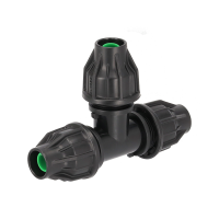 PP Fitting Lock-T-Stück Lock x Lock x Lock