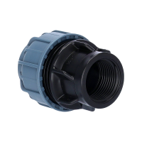 PP Fitting Klemmkupplung Klemm x Innengewinde (IG) 32 mm x 3/4" PN10