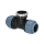 PP Fitting T-Stück Klemm x Innengewinde (IG) x Klemm 40 mm x 1 1/4" x 40 mm mit VA-Ring PN10
