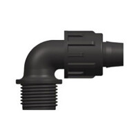 PP Winkel 90° Dripline x Außengewinde (AG) 16...