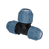 PP Fitting Erweiterungs-T-Stück Klemm x Klemm x...