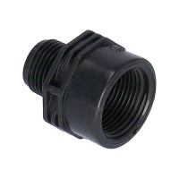 PP Reduziermuffennippel IG x AG 1/2" x 1"