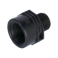 PP Reduziermuffennippel IG x AG 1/2" x 1"
