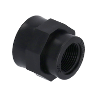 PP Reduziermuffe Innengewinde (IG) x Innengewinde (IG) 1 1/4" x 3/4" PN10
