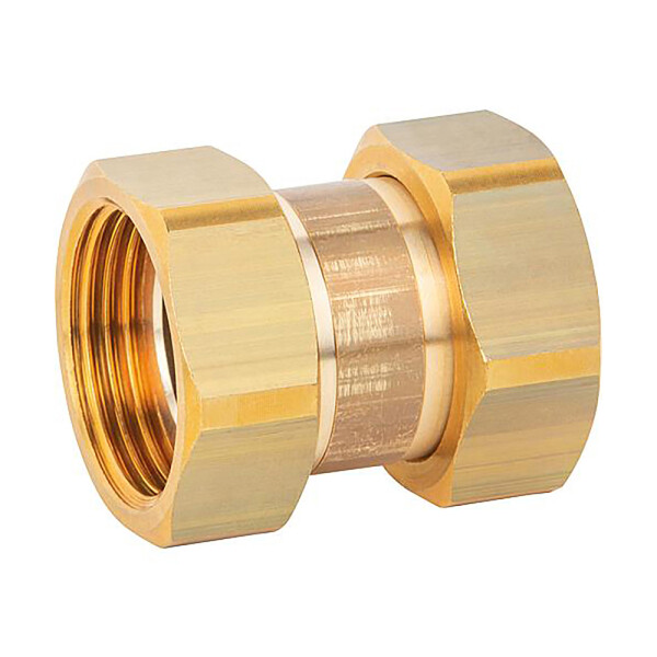 Messing Spezialverschraubung ÜWM x ÜWM 1 1/2" x 1 1/2"