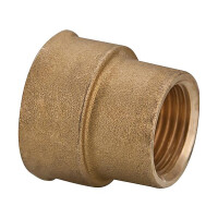 Messing Reduziermuffe IG x IG 1 1/4" x 1"