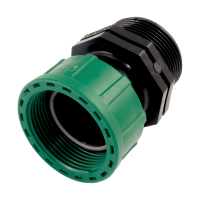 PVC - Kupplung mit O-Ring IG x AG 1 1/2" x 1 1/2"