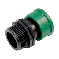 PVC - Kupplung mit O-Ring IG x AG 1 1/2" x 1 1/2"