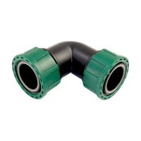 PVC- 90° Winkelkupplung mit O-Ring IG x IG 1 1/2" x 1 1/2"