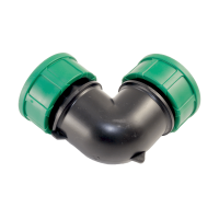 PVC- 90° Winkelkupplung mit O-Ring IG x IG 2" x 2"