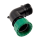 PVC- 90° Winkelkupplung mit O-Ring IG x AG 1 1/2" x 1 1/2"