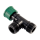 PVC- T - Kupplung mit O-Ring IG x AG x AG 1" x 1" x 1"
