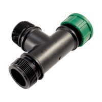 PVC- T - Kupplung mit O-Ring IG x AG x AG 1 1/2" x 1 1/2" x 1 1/2"