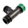 PVC- T - Kupplung mit O-Ring IG x AG x AG 1 1/2" x 1 1/2" x 1 1/2"