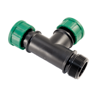 PVC- T - Kupplung mit O-Ring IG x IG x AG 1 1/2" x 1 1/2" x 1 1/2"