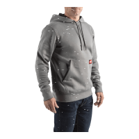 Leichter Kapuzenpullover grau L