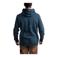 Leichter Kaupuzenpullover - blau / M
