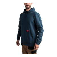 Leichter Kaupuzenpullover - blau / XL