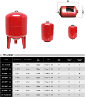 Druckkessel Druckbehälter Membrankessel für Hauswasserwerk mit EPDM Membran 8,0 L