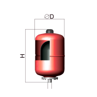 Druckkessel Druckbehälter Membrankessel für Hauswasserwerk mit EPDM Membran 8,0 L