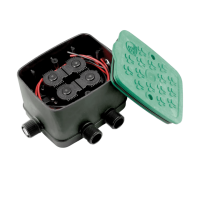 Antelco Mini-Expressbox - Mini Ventilstation mit 4 Magnetventilen 4-Stationen  3/4" AG 24 VAC