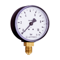 Druckmesser - Manometer Ø 50 MM Radial 1/4" AG 0-10 Bar