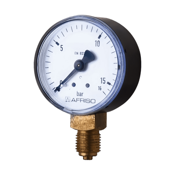 Druckmesser - Manometer Ø 50 MM Radial 1/4" AG 0-16 Bar