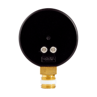 Druckmesser - Manometer Ø 50 MM Radial 1/4" AG - Selbstdichtend mit PTFE-Dichtring 0-16 Bar