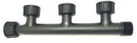 Ventilverteiler Swivel 3-fach Verteiler 4 x Innengewinde...