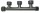 Ventilverteiler Swivel 3-fach Verteiler 4 x Innengewinde (IG) mit Überwurfmutter 1 x Außengewinde (AG) 1"