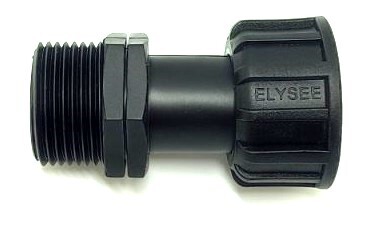 Ventilverteiler Swivel Kupplung 1 x Innengewinde (IG) mit Überwurfmutter 1 x Außengewinde (AG) 1"