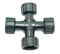 Ventilverteiler Swivel Kreuz 4 x Innengewinde (IG) mit...