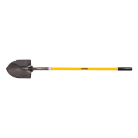 Scharfkantige Schaufel mit langem Stiel, 1460 mm