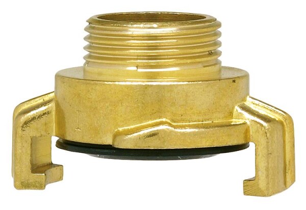 Messing Gewindestück Schnellkupplung x AG 3/8" (DN 10) Trinkwasser DVGW