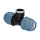 PP Fitting T-Stück Klemm x Innengewinde (IG) x Klemm 40 mm x 1" x 40 mm mit VA-Ring PN16 DVGW