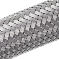 Panzerschlauch KTW-A mit Edelstahlumflechtung IGÜ x AG DN 20 (3/4") Zoll L = 800 mm