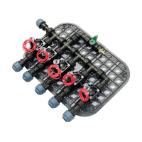 Ventilbox vormontiert Standard 5 Kreise / Zonen mit...