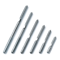 Stockschraube - Doppelgewinde TX verzinkt M8 x 60 mm