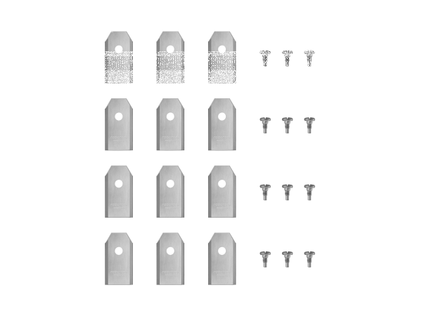 Roborock RockMow Ersatzklingen Stahl Longlife, 12 Klingen